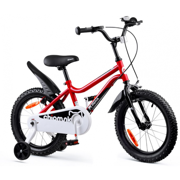 Detský bicykel 16" Royal baby Summer Chipmunk CM16-1 červeno-čierny